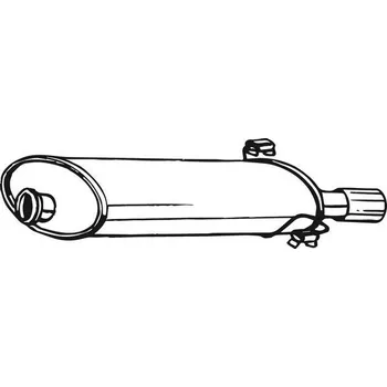 Výfukový systém Zadní tlumič výfuku BOSAL 190-235