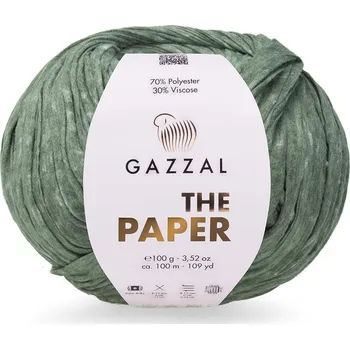Příze Gazzal The Paper 3967 roquefort