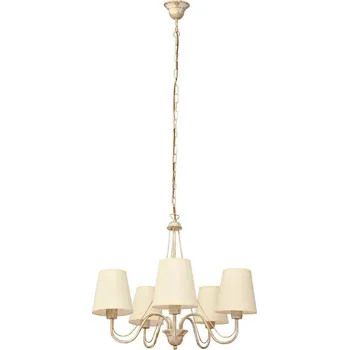 Lustr na řetězu MALBO 5xE27/15W/230V béžová