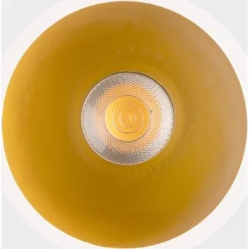 Bodové svítidlo KOHLLIGHTING NOON zapuštěné svítidlo s rámečkem bílá-zlatá 5 W 2700K fázové stmívání - KOHL-Lighting KHL K50800.01.RF.WH-GL.38.ST.8.27.PC