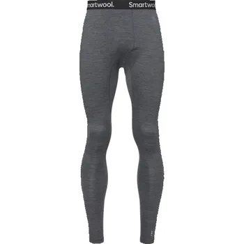 Pánské spodky Smartwool CLASSIC ALL-SEASON MERINO BL BOTTOM B L Tmavě šedá, Bílá