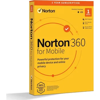 Antivir Norton 360 for Mobile CZ 1 uživatel pro 1 zařízení na 1 rok