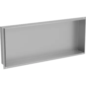 police Mexen X-Wall-NR vestavná police bez rámečku 75 x 30 cm, nerez - 1911753010 Koupelnové police