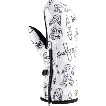 Rukavice Lyžařské palčáky dětské VIKING Motiv bílá Velikost: 4, kód: VK-125_23_7991_09_4