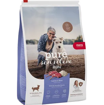 Krmivo pro psa 4kg mera pure sensitive Mini jehněčí a rýže