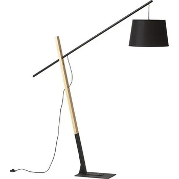 Stojací lampa RED - DESIGN RENDL DANTE stojanová černá dřevo 230V E27 25W - RED - DESIGN RENDL RED R13653