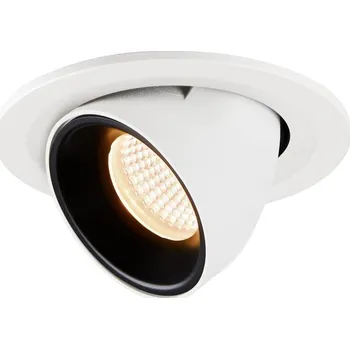 Bodové svítidlo SLV - BIG WHITE NUMINOS® GIMBLE S zápustné stropní svítidlo bílé/černé 2700 K 40° - BIG WHITE (SLV) LA 1005879
