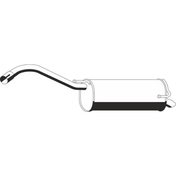 Tlumič výfuku Zadní tlumič výfuku ERNST 695039