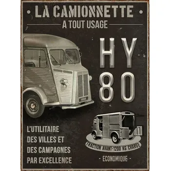 Plechová cedule Antic Line Retro plechová cedule - Dodávka