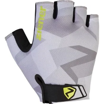 Cyklistické rukavice Pánské cyklistické rukavice Ziener CYD 8 Šedá, Tmavě šedá, Černá, Žlutá