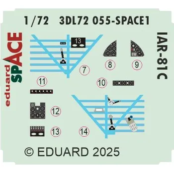 Plastikový model Eduard 1/72 IAR-81C SPACE (IBG)