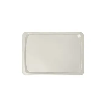 Jídelní podnos klasický, jasná bílá, 530x370 mm