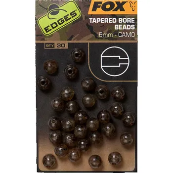 Fox Korálky Edges Camo Tapered Bore Beads 6mm x30