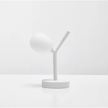 Lampička BROKIS Stolní lampa IVY BATTERY 1,2W G4 triplex opál mat / bílý matovaný komaxit se strukturou - BROKIS BRO PC01233_002