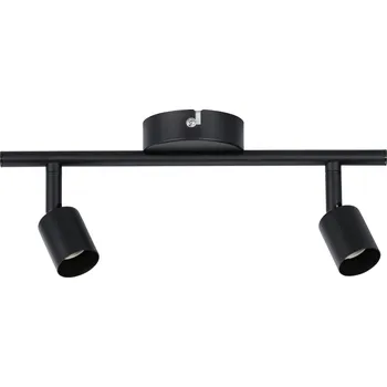 Svítidlo PAULMANN Bodové svítidlo Carolina 2-ramenné max. 2x10W GU10 černá mat bez zdroje světla - PAULMANN P 66756