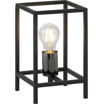 Lampička JUSTLIGHT FABIO Stolní lampa v černé v moderním retro stylu - LEUCHTEN DIREKT / JUST LIGHT LD 15812-18