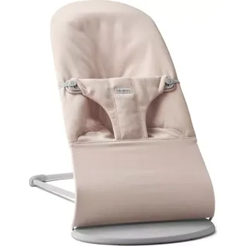 Dětská houpačka BABYBJÖRN lehátko Bouncer Bliss Woven Light Pink mélange