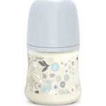 SUAVINEX kojenecká láhev Wonderland Fyziologická průtok S, Liberty modrá 150 ml