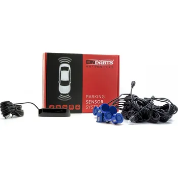 Parkovací asistent EPP8100 Parkovací Asistent s Displejem a Reproduktorem (8 královsky modrých senzorů)