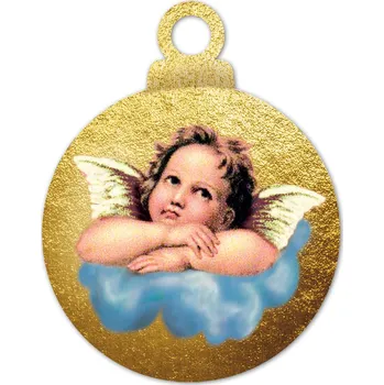 Vánoční ozdoba Vánoční ozdoba z plexiskla - Andílek na mráčku