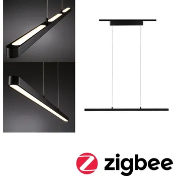 Bodové svítidlo PAULMANN URail LED závěs Smart Home Zigbee Lento 3x13,5W měnitelná bílá stmívatelné 230V černá mat - PAULMANN P 95579