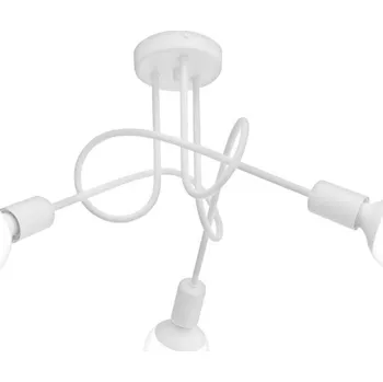 Dětský přisazený lustr OXFORD 3xE27/15W/230V bílá