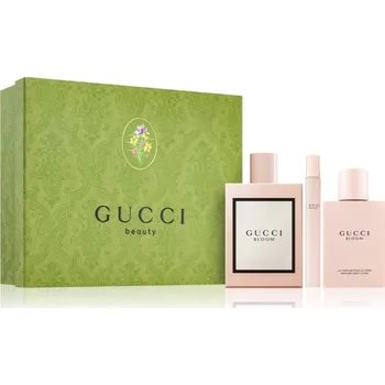 Dámský parfém Gucci Bloom Spring Edition W EDP 100ml + tělové mléko 100ml + Parfémovaná voda EDP 10ml, 100 ml + tělové mléko 100 ml + W EDP 10 ml