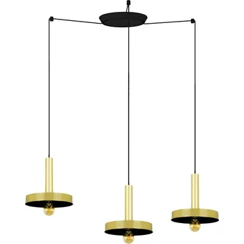 Osvětlení FARO WHIZZ závěsné svítidlo, zlatá/černá, 3L - FARO FARO 20161-3L