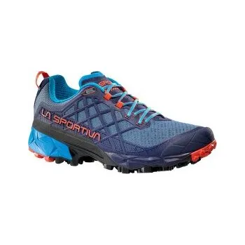 Pánská treková obuv La Sportiva Akyra II Hurricane/Cherry Tomato modrá 41 EU