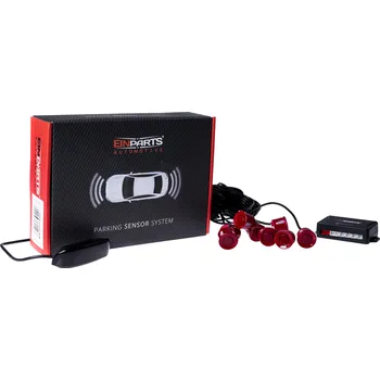 Parkovací asistent EPP8100 EinParts parkovací asistent s 8 senzory (červené senzory)