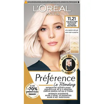 Barva na vlasy L'Oréal Paris Préférence Le Blonding permanentní barva na vlasy Ultra světlá perleťová blond, 1 bal.