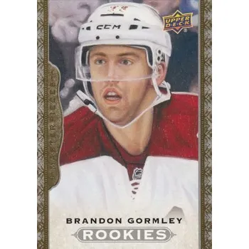 Sběratelská karetní hra insert RC karta BRANDON GORMLEY 14-15 Masterpieces Rookies číslo 168