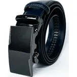 Pánský kožený pásek v tmavě modré barvě PA4-24-08, Obvod pasu / celková délka pásku 95cm