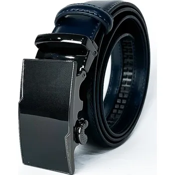 Opasek Pánský kožený pásek v tmavě modré barvě PA4-24-08, Obvod pasu / celková délka pásku 95cm