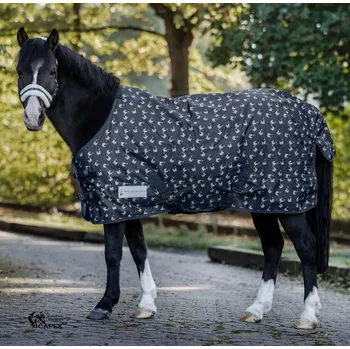 Deka pro koně Deka výběhová Waldhausen -LUCKY FLEECE- - Tmavě modrá - 155cm