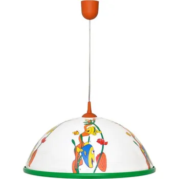 Dětské svítidlo Dětský lustr na lanku FISH 1x27/15W/230V