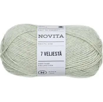 Příze Novita 7 Brothers 47 Světle šedá (Ponožková příze 7 Veljestä Flechte)