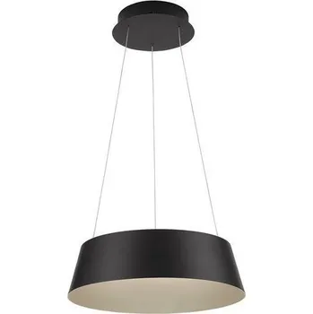 NOVALUCE Závěsné svítidlo ALBA černý hliník šampaň a zlatá LED 40W 230V 3000K IP20 stmívatelné - NOVA LUCE NV 9345656