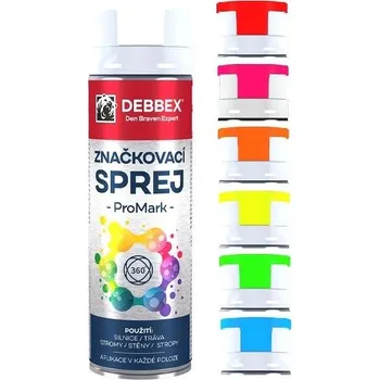 Barva ve spreji DEN BRAVEN Značkovací sprej PROMARK 500ml žlutá