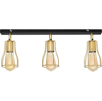 Bodové svítidlo Bodové svítidlo TUBE 3xE27/15W/230V zlatá/černá