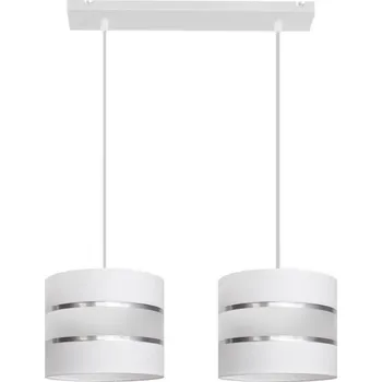 Lustr na lanku HELEN 2xE27/15W/230V bílá