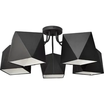 Lustr ADAMANT 5xE27/15W/230V černá