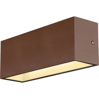 Venkovní osvětlení SLV - BIG WHITE SITRA L WL UP/DOWN venkovní LED nástěnné přisazené svítidlo rezavé CCT switch 3000/4000 K - BIG WHITE (SLV) LA 1005157