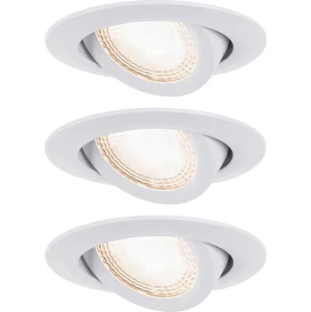 Svítidlo PAULMANN Vestavné svítidlo kruhové 3.000K 3x6W 230V bílá mat výklopné - PAULMANN P 93388