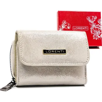 Peněženka Malá, kožená dámská peněženka se zipem a patentkou - Lorenti