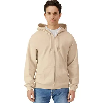 Pánská mikina Gildan Pánská mikina na zip GSF600 Sand 4XL