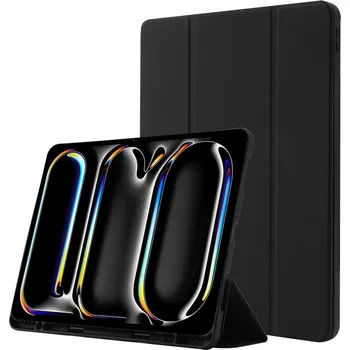 Příslušenství pro tablet VSECHNONAMOBIL 76518 LEATHER Zaklápěcí kryt pro Apple iPad Pro 11 2024 / M5 2025 černý