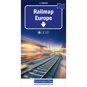Railmap Europe 1:5Mio. (EN)
