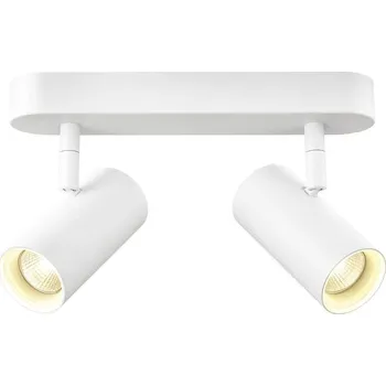 SLV - BIG WHITE NOBLO® nástěnný a stropní svítidlo, double, kulaté, 2000-3000K, 15W, Dim-to-Warm, PHASE, 36°, bílé - BIG WHITE (SLV) LA 1008704