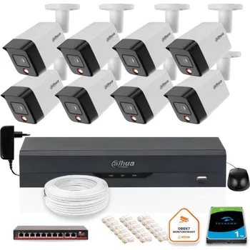 SADA 8 8mpx IP kamer Dahua PC-HFW1839TC-A-IL-0280B-S6 + DISK 1TB